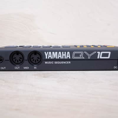 Yamaha QY10 Sequencer 1990 Black w/ Case and Power Supply image 5