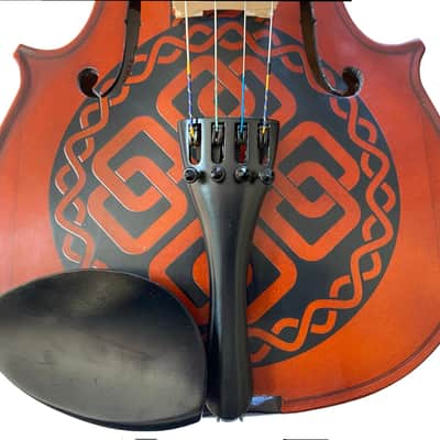 Rozanna's Celtic Love 14 inch Viola Outfit with crystal fine tuners image 4