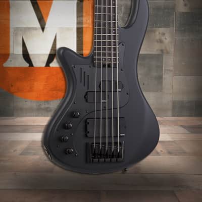 Schecter Stiletto-5 Stealth Pro LH - Satin Black (2274) image 1