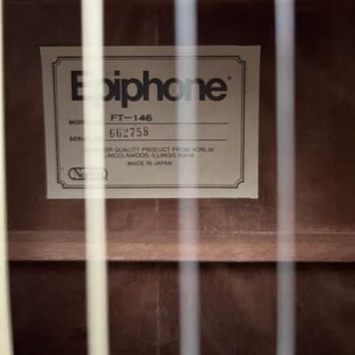 Epiphone FT-146 Texan DeLuxe Late 70's - Epiphone Case image 15