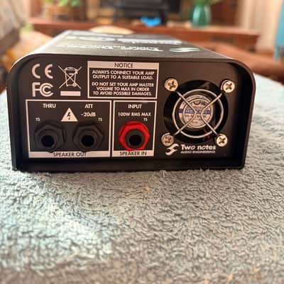Two Notes Torpedo Captor Loadbox/Attenuator/DI - 16 Ohm 2010s - Black image 3