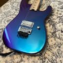 Charvel Custom Shop San Dimas 2024 - Cyan Magenta Color Shift Bare Knuckle Emerald Floyd Rose