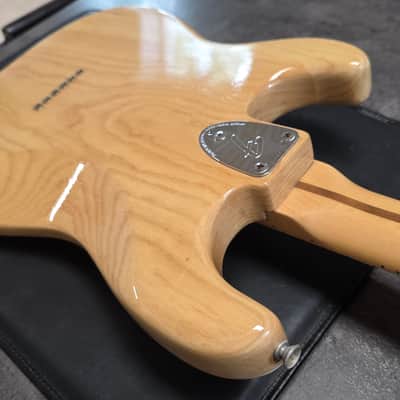 1977 Fender Stratocaster Hardtail Natural Ash Vintage 70s American USA Strat HT Hard Tail 1970's Guitar image 21