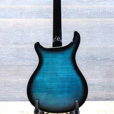 PRS SE Hollowbody II Piezo Peacock Blue Smokeburst Electric Guitar w/Case image 3