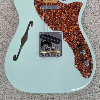 Fender Limited American Professional II Telecaster Thinline w/Case, Surf Green image 4