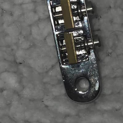 Allparts Tune-O-Matic Bridge brass saddles image 1