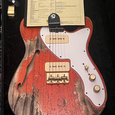FENDER 1963 Telecaster wildwood  10 Fender Telecaster 2022 - Heavy Relic / Crimson Transparent image 7