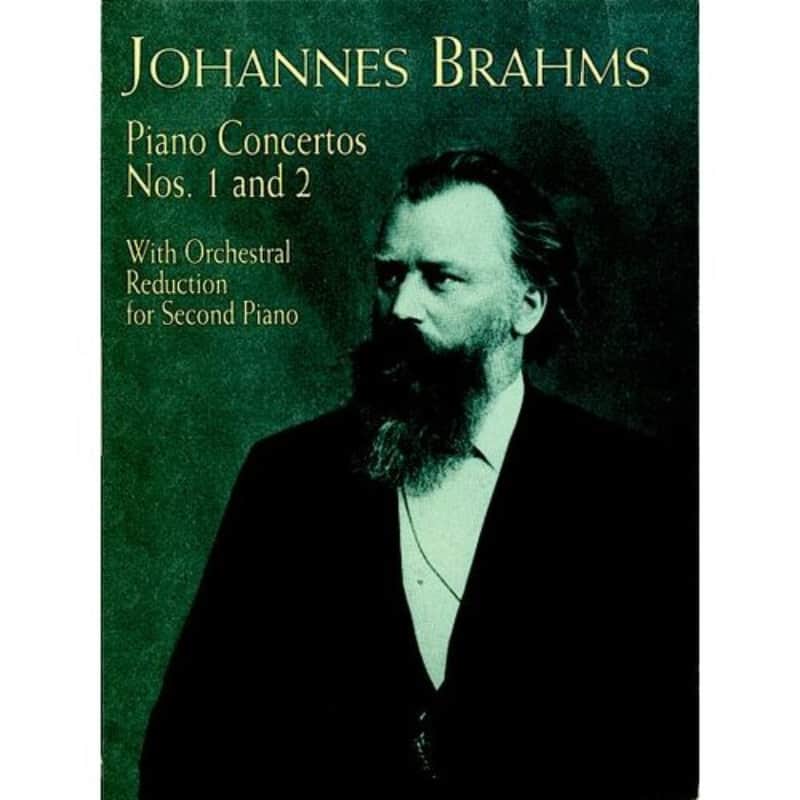 Johannes Brahms Piano Concertos Nos. 1 and 2: With Orchestral Reduction for Second Piano Music Book image 1