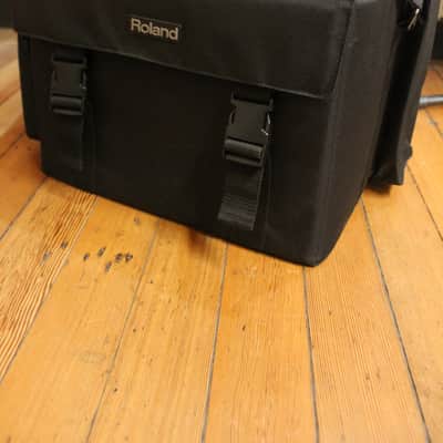 Roland AC-60 Acoustic Guitar Combo W/ Case and Stand - Black image 4