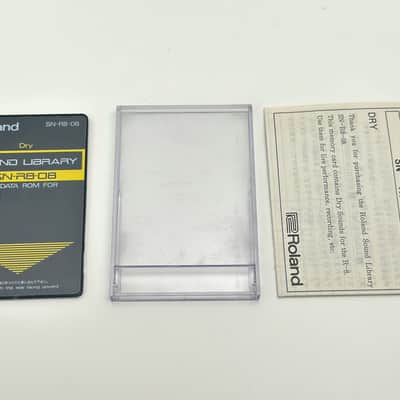 Roland SN-R8-08 Dry Sound Card for R-8 / R-8M / R-8mkII – Original Box & Info Sheet image 3