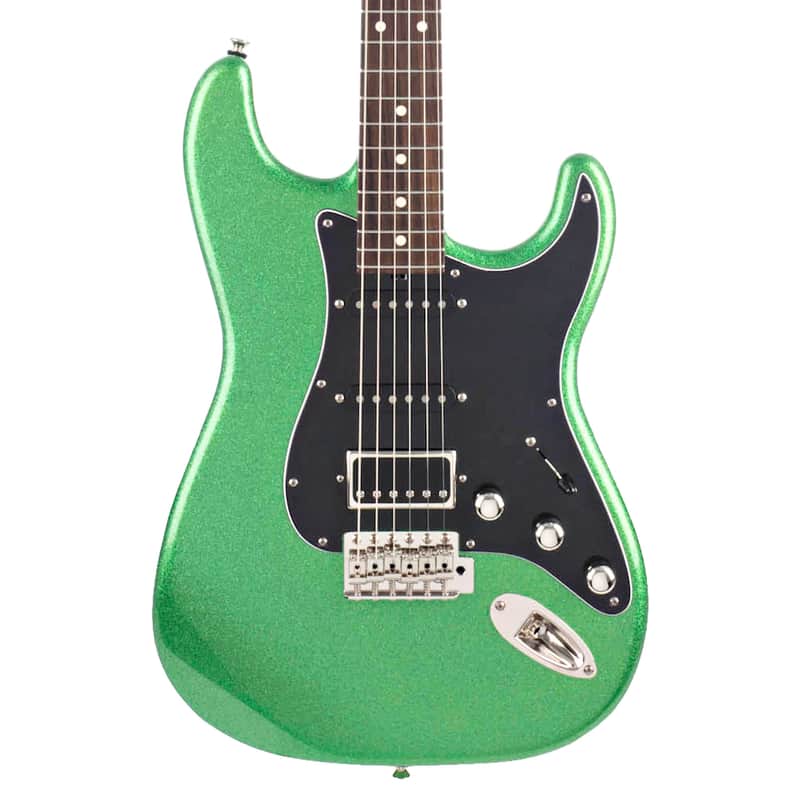 Tuttle Tuned S Green Sparkle Electric Guitar #680 image 1