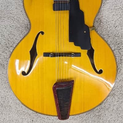 Very nice Carved Top 16" Archtop Acoustic/Electric Spruce & Maple Guitar + Case image 1
