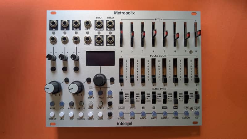 Intellijel Metropolis Complex Pitch / Gate Sequencer Eurorack Synth Module 2015 - 2020 - Silver image 1