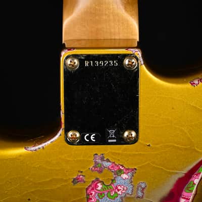 Fender Custom Shop 1962 Stratocaster w/ Gold Hardware Heavy Relic- Frost Gold / Pink Paisley 2024 (R139235) image 18