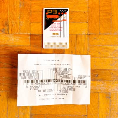 **VERY RARE** Korg POC-01 Symphony (Rock Set) - Memory Card for Korg P3 piano module expander! image 6