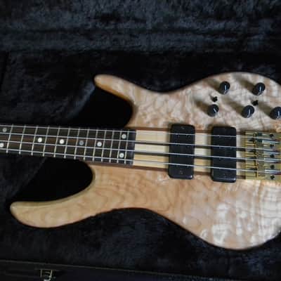 2019 Ken Smith BSR4GN 4 String Fretted Bass Quilted Maple Top and Back Brand New Authorized Dealer ! image 7