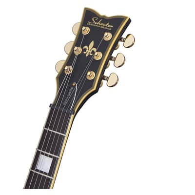 Schecter Solo II Custom Electric Guitar, Aged Black Satin image 3