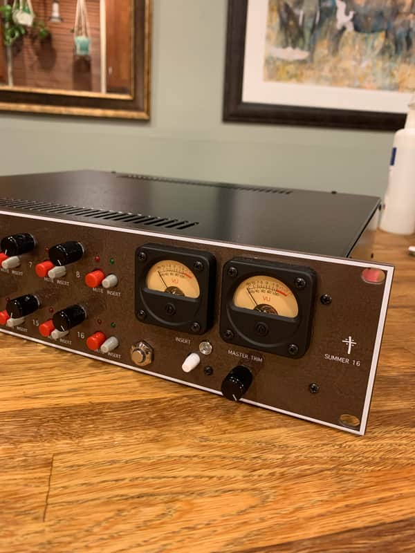 Cdel - Custom vintage API style 16 Channel summing mixer 2022 image 1