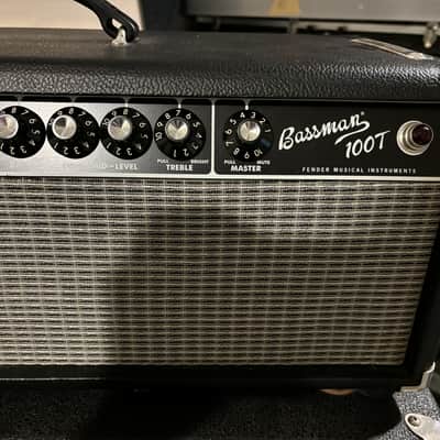 Fender Bassman 100T 100-Watt Bass Amp Head 2010s - Black image 4