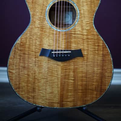 2005 Taylor K14ce Acoustic-Electric Guitar – All Solid AA-Grade Hawaiian Koa image 3