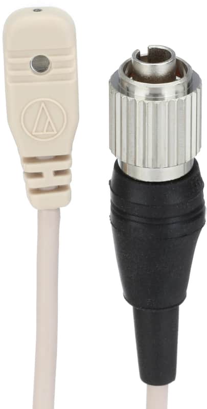 Audio-Technica MT830cH-TH Lavalier Microphone for Audio-Technica Wireless - Beige image 1