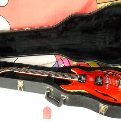 Used 2001 Hamer Newport Electric - Orange Sparkle Guitar, Hard Case image 12