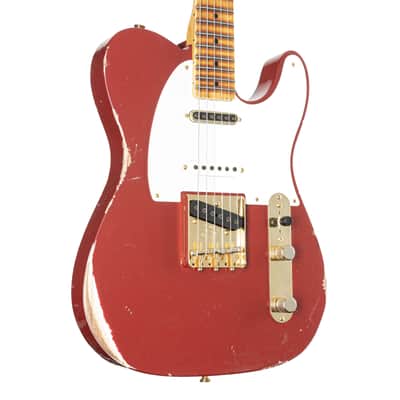 Fender Fender Limited Edition Hotshot Telecaster Relic Aged Cimarron Red - Custom Electric Guitar image 6
