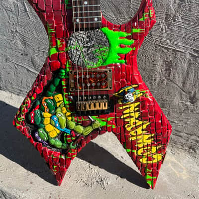 B.C. Rich Warlock Hand-painted image 7
