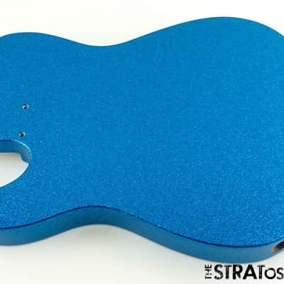 Fender J Mascis Tele BODY Telecaster Guitar Sparkle Bottle Rocket Blue Flake image 2