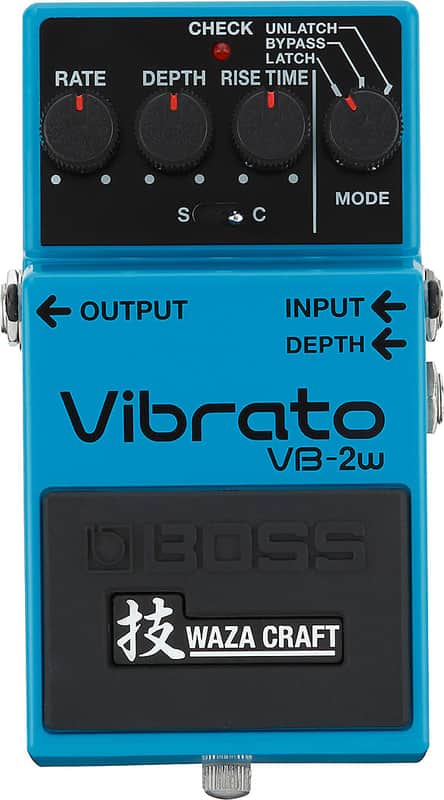 Mint Boss VB-2W  Waza Craft Analog Vibrato Effect Pedal image 1