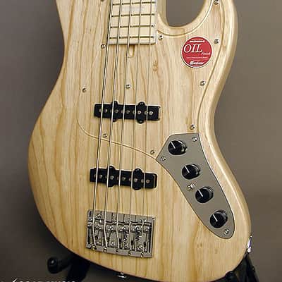 Bacchus Handmade Japan series DX5-AC/M - 5 string active bass, natural oil image 3