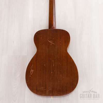 1943 Martin 0-15 Wartime Mahogany-Topped Vintage Acoustic Guitar w/ Case image 3