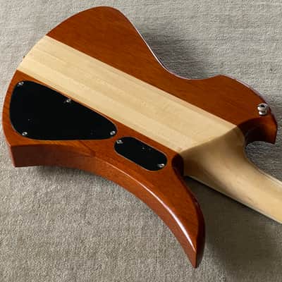B.C. Rich Heritage Classic Mockingbird Bass LH Left Hand Lefty KOA Active EMG Pickups image 19