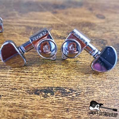 Grover 102N 3x3 10mm Tuners (2010s - Black Chrome) image 2