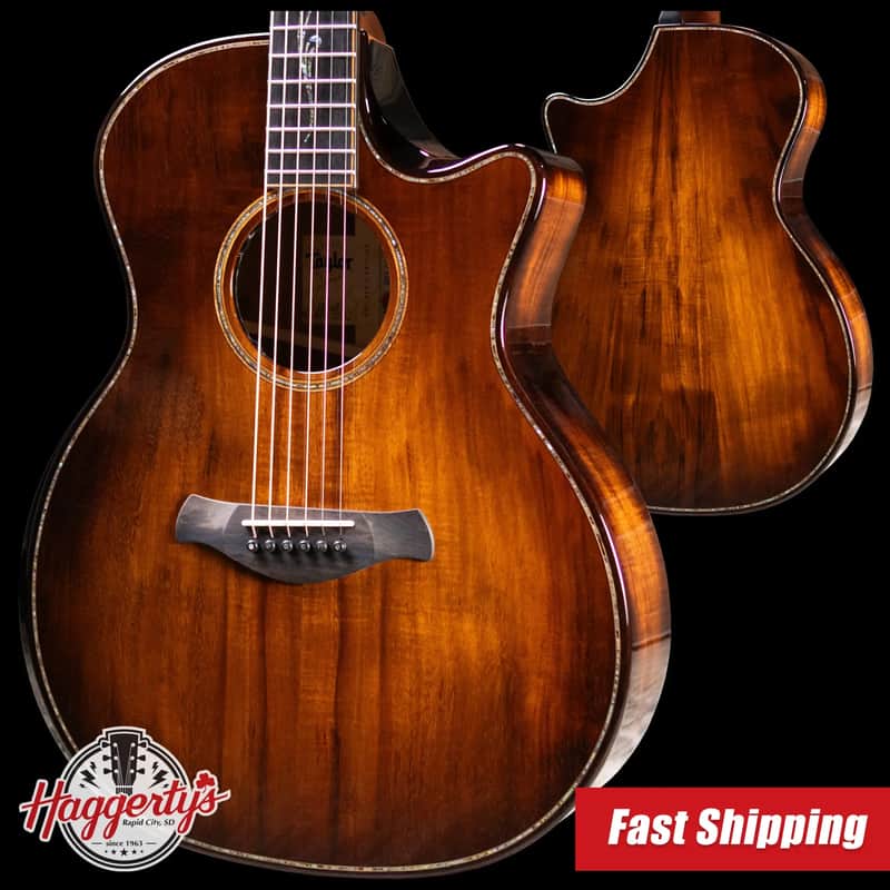 Taylor Next Generation Builder's Edition K24ce Grand Auditorium Acoustic/Electric Guitar with Hardshell Case image 1