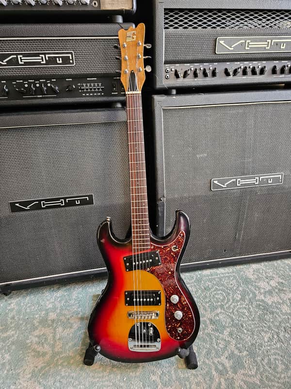 Guyatone LG127-T Mosrite 1960's 1970's - Sunburst image 1