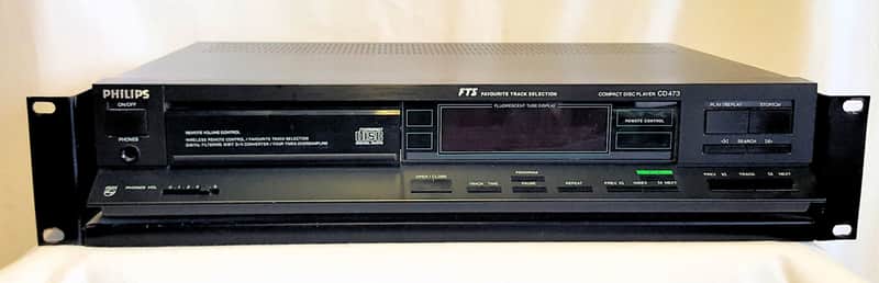 PHILIPS CD473 CD Player with Rack Tray image 1