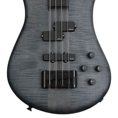 Spector Euro 4 LX Electric Bass Guitar - Black Stain image 2