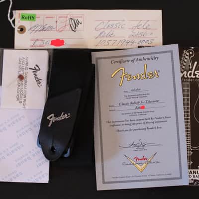 Fender Custom Shop Classic 60 Relic S1 Telecaster 2007 2TSB image 21