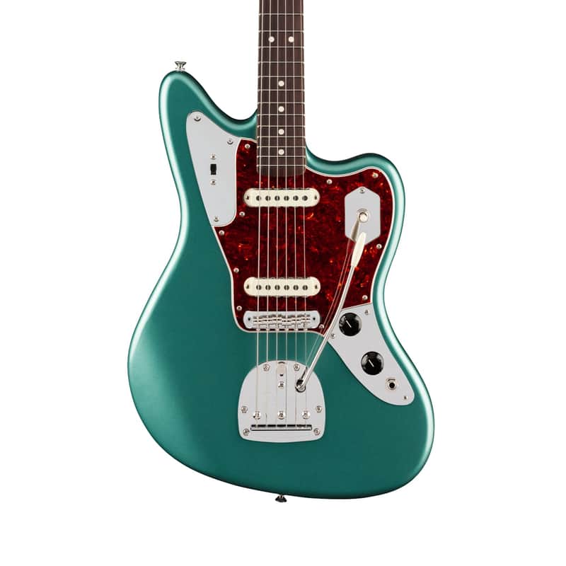 Fender American Professional Classic Jaguar - Faded Sherwood Green Metallic image 1