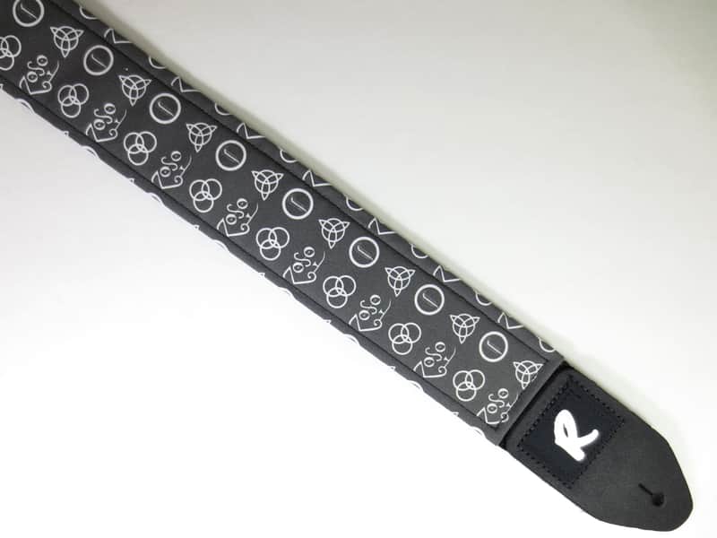 Led Zeppelin Symbols Guitar Strap - Bass, Electric, or Acoustic image 1