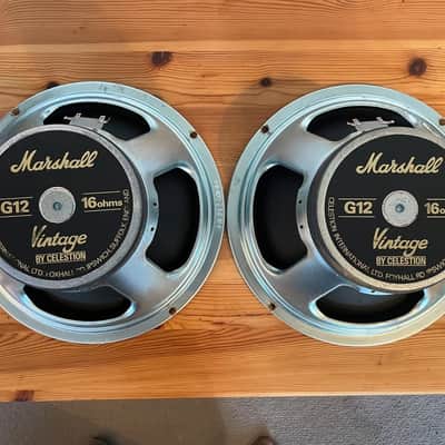 Marshall/Celestion G12 Vintage Speaker x2 (16 Ohm), Made in UK image 1