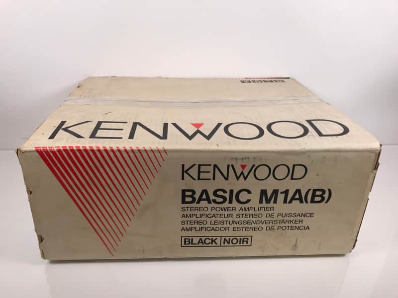 Kenwood Stereo Power Amplifier BASIC M1A Vintage 110 Watts per channel image 1