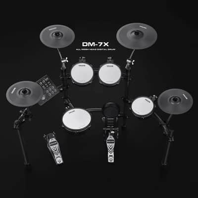 NUX DM-7X Professional Digital Drum Set with All Mesh Heads (Demo Unit) image 3