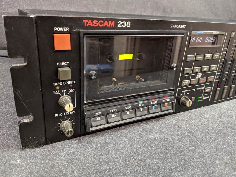 Tascam Model 238 Syncaset Vintage 8-Track Tape Recorder 3U Rack
