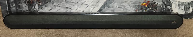 Polk POLK AUDIO SIGNA SOUNDBAR - (Ultra-Slim) SOUND BAR ONLY 2008 - Black plastic case image 1