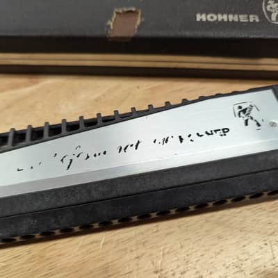 Immagine Vintage Hohner CBH2016 Chromatic Harmonica, Fully Refurbished, Cleaned and Tuned. Made in Germany, includes original case. - 7