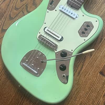 2005 Fender American Vintage ‘62 Jaguar (Lollar Pickups) - Surf Green image 3