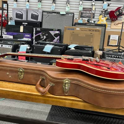 Gibson ES-335 Dot Memphis 2013 - Satin Red W/ Gibson Case image 9