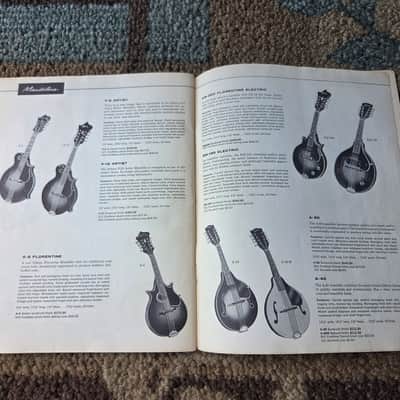 Vintage 1960 Gibson Full-Line Catalog! Rare, Original Case Candy, Paperwork! image 20